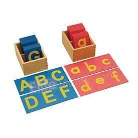[キッドアドバンス]Kid Advance Montessori Lower Case Sandpaper Letters w/ Box LA001