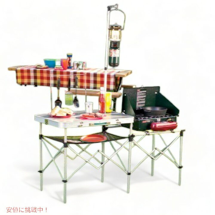 楽天市場】COLEMAN(コールマン) CAMP KITCHEN DELUXE キッチンテーブル 