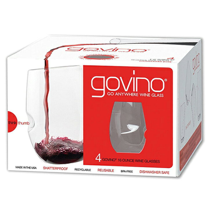楽天市場】Govino Go Anywhere Wine Glass, Pack of 4/ゴヴィノ ワイングラス4個セット☆ 16oz 473ml : アメリカーナ Americana 楽天市場】Govino Go Anywhere Wine Glass, Pack of 4/ゴヴィノ ワイングラス4個セット☆ 16oz 473ml : アメリカーナ Americana