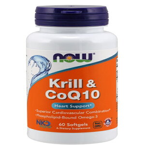 Krill & CoQ10 Softgels / iE@ILA~ƃRGUCQ10@60\tgWF