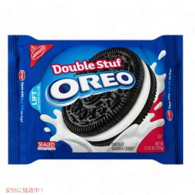 Oreo Double Stuf Chocolate Sandwich Cookies, 15.35 oz　オレオ　クリーム2倍