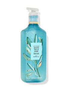 Bath & Body Works WHITE TEA & SAGE Gentle Gel Hand Soap 8 fl oz / 236 mL / oX&{fB[NX WFgWF nh\[v