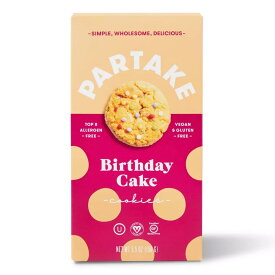 Partake Gluten Free Vegan Birthday Cake Cookies - 5.5oz(156g) / バースデーケーキクッキー グルテンフリー＆ヴィー