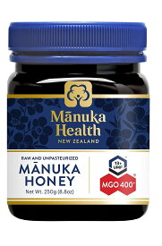 Manuka Health - MGO 400+ Manuka Honey 8.8 Ounce / マヌカヘルス MGO 400 ロー(Raw) マヌカハニー 250g ニュージーランド産