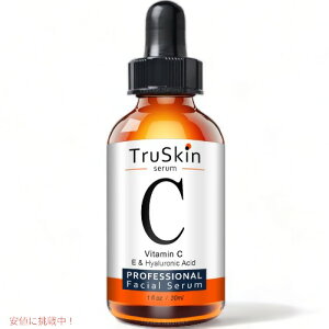 yő1,000~N[|10901:59܂ŁzTruSkin Vitamin C Serum for Face with Hyaluronic Acid, Vitamin E, Witch Hazel, 1 fl oz / gD[XL r^~C et r^~EAqA_AEBb`w[[z 3