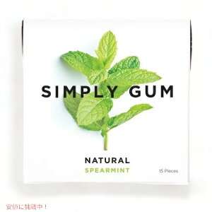 Simply Gum All Natural SPEARMINT Gum /Vv[K@i`@XyA~gK 15×6pbN