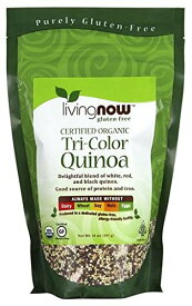 【最大2,000円クーポン5月27日1:59まで】【お取り寄せ】3色キヌア グルテンフリー ナウフーズ トライカラー 397g（14 oz）Now Foods Gluten-free Tri-Color Quinoa