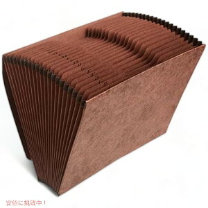 �y�ő�2000�~�N�[�|�� 10/27(��) 09:59�܂ŁzAccordion Files with Flap, 21?Pockets, 1/3?Tab, Letha Tone, Letter, Brown