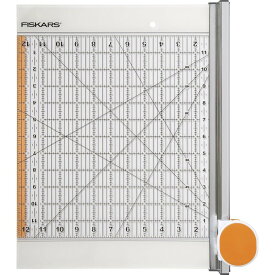 フィスカース Fiskars ロータリールーラーコンボ ファブリックカット 12"X12" 布 カッター ハサミ 定規付 品 アメリカーナがお届け!