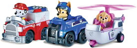 パウ・パトロール レーサー 3個セット Paw Patrol マーシャル チェイス スカイ アメリカーナがお届け!