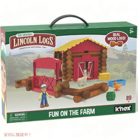 リンカーン ログ LINCOLN LOGS 楽しいファーム組立セット(102ピース) 00858 教育玩具 アメリカーナがお届け!
