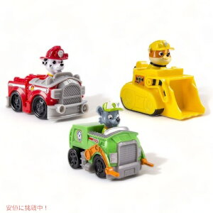 Nickelodeon, Paw Patrol - Rescue Racers 3pk Vehicle Set Marshal AJ[i͂!