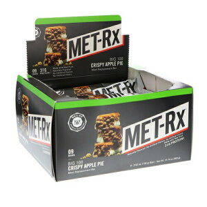 bgbNX veCo[ NXs[AbvpC 9{Zbg 32gveC MET-Rx, Big 100, Meal Replacement Bar,Crispy Apple Pie, 9 Bars, 3.52 oz (100 g) Each