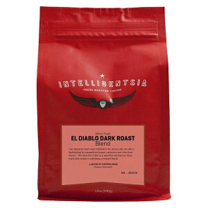 yő2,000~N[|112701:59܂ŁzIntelligentsia El Diablo Dark Roast Whole Bean Coffee CeWFVA R[q[ GAfBAu uh ~fBA[Xg z[r[  12oz / 340g