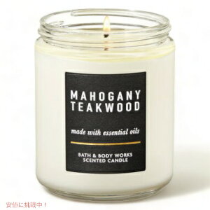 yő2,000~N[|121101:59܂ŁzoX&{fB[NX A}Lh }zKj[`[NEbh 198g Bath&Body Works Candle Mahogany Teakwood 7oz