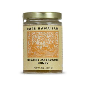 Rare Hawaiian Organic Macadamia Honey(8oz) AnCA I[KjbN}Jf~Anj[ 226.8g