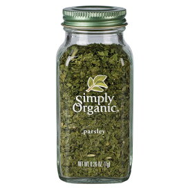 【最大2,000円クーポン5月27日1:59まで】Simply Organic Parsley Flakes Certified Organic シンプリーオーガニック パセリフレーク 7g