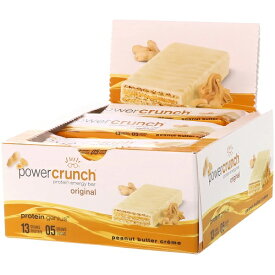 【最大2,000円クーポン5月27日1:59まで】パワークランチ プロテインバー ピーナッツバタークリーム 12本セット（Power Crunch Peanut Butter Creme )