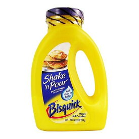 【最大2,000円クーポン6月11日1:59まで】ビスクイック バターミルクパンケーキミックス 144 g Bisquick Shake n Pour Buttermilk Pancake Mix 5.1 OZ (144 g)