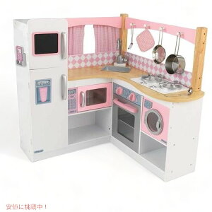 KidKraft キッドクラフト おままごと コーナーキッチン ピンク