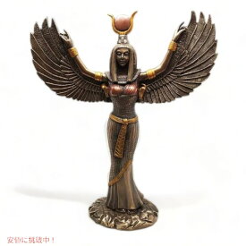 Ebros Gift インテリア 銅像 羽を広げた 古代エジプト 女神 イシス彫像 彫刻 高さ30cm ブロンズ 品アメリカ輸入 アメリカーナがお届け!