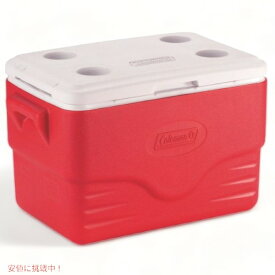 Coleman 36-Quart Molded-Handle Performance Cooler Red / コールマン クーラーボックス パフォーマンス レッド 保冷ボックス 6281A703G