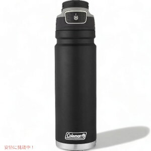 Coleman Stainless Steel Insulated Water Bottle Black / コールマン ステンレス製 水筒 24oz フリーフロー オートシール ウォーターボトル ブラック