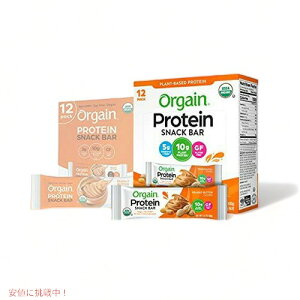 Orgain Organic Protein Bar �s�[�i�b�c�o�^�[-10g�̃v���e�C�� 1.41�I���X�A12�J�E���g�i�p�b�P�[�W�͈قȂ�ꍇ������܂��j