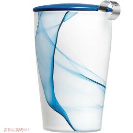 【最大2,000円クーポン7月26日01:59まで】Tea Forte Katiカップ　セラミックお茶醸造Cup　茶こし付きタンブラー　ルースリーフティーメーカー、ブルー　Blu アメリカーナがお届け!