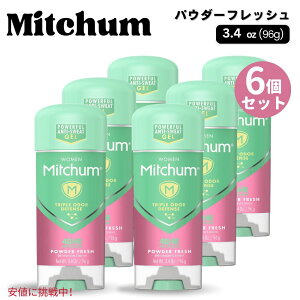 yő2,000~N[|112701:59܂Łzy6ZbgzMitchum ~b` WFfIhg [pE_[tbV] 96g p Women Gel Antiperspirant Deodorant Powder Fresh 3.4oz