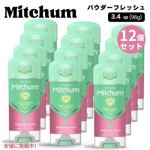 yő1,000~N[|92401:59܂Łzy12ZbgzMitchum ~b` WFfIhg [pE_[tbV] 96g p Women Gel Antiperspirant Deodorant Powder Fresh 3.4oz