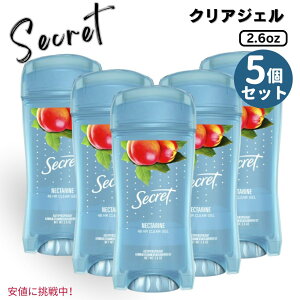 5Zbg Secret V[Nbg Clear Gel Deodorant for Women NAWF fIhg p lN^̍ Nectarine Scent 2.6 oz