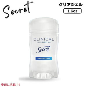 Secret V[Nbg Clinical Strength Deodorant NjJXgOX fIhg NAWF Completely Clean 1.6oz