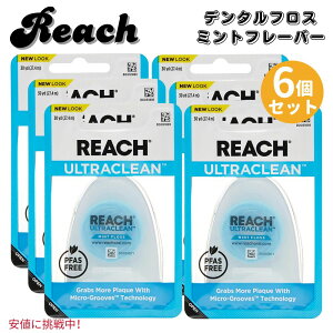 �y�ő�2000�~�N�[�|�� 5/16(�y)01:59 �܂Łz6�Z�b�g REACH���[�`Listerine Ultraclean Mint Waxed Dental Floss���X�e���� �E���g���N���[�� �~���g���b�N�X �f���^���t���XMint Flavor