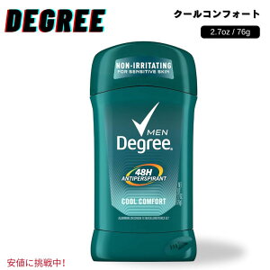 yő1,000~N[|91101:59܂ŁzDegree fBO[ jp fIhgXeBbN qp N[RtH[g 76g Men Antiperspirant Deodorant Stick Cool Comfort 2.7 oz