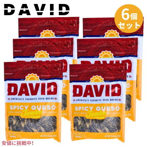 yő1,000~N[|111109:59܂Łzy6ZbgzDAVID Ђ܂̎ W{TCY [XpCV[P\] 149g David Seeds Jumbo Sunflower Spicy Queso Flavor 5.25oz