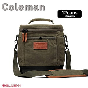 Coleman R[} Banyan Series Portable Soft Cooler Leak-Proof Tote Bag 12 can |[^u \tgN[[ ۗ hR g[gobO LoXn Olive