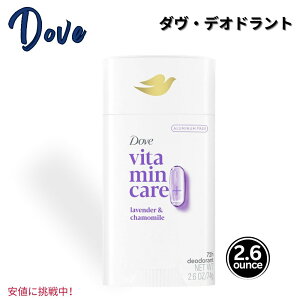 Dove _ r^~PA+A~jEt[VitaminCare+ Aluminum Free fIhgXeBbN Deodorant Stick Lavender & Chamomile 2.6 oz