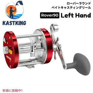 KastKing �J�X�g�L���O Rover 90 Round Baitcasting Reel ���[�o�[90 ���E���h�x�C�g�L���X�e�B���O���[�� Left Hand