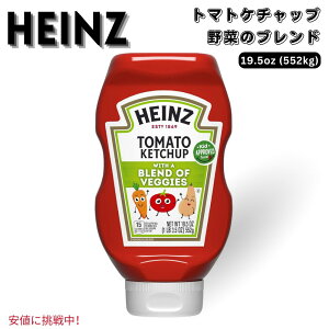 Heinz nCc Tomato Ketchup with a Blend of Veggies ؓ g}gP`bv 552g / 19.5 oz