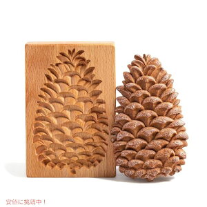 ؐNbL[Jb^[ vX^ DIY x[LOc[ ڂ Wooden Cookie Molds Wooden Kitchen Cookie Cutter PINE CONES