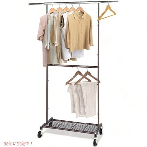 VvȃnK[bN WߗރK[gbNLkuY Simple Trending Standard Clothing Garment Rack Extendable Bronze ߗގ[bN