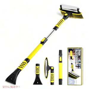 �X�m�[ �u���V �A�C�X�X�N���[�p�[ GEJRIO �t�����g�K���X�p 34�`41.5�C���` �L�k�\ �C�G���[ Ice Scraper for Car Windshield