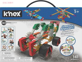 ケネックス K'NEX 40モデル組み立てセット (初級) (141ピース) 15210 教育玩具 アメリカーナがお届け!