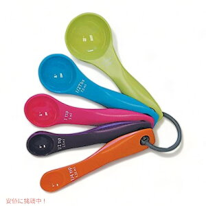 Jt vʃXv[i5j̃Zbg Colorful Measuring Spoons, 5-Piece Set