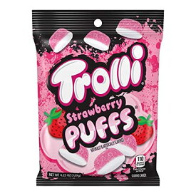 【最大2,000円クーポン6月11日1:59まで】Trolli, Strawberry Puffs, Gummi Candy, 4.25 oz. Bag (Pa …