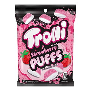 Trolli, Strawberry Puffs, Gummi Candy, 4.25 oz. Bag (Pa c