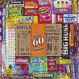 【最大2000円クーポン 5/16(土)01:59 まで】VINTAGE CANDY CO. 60TH BIRTHDAY RETRO CANDY GIFT BOX - …