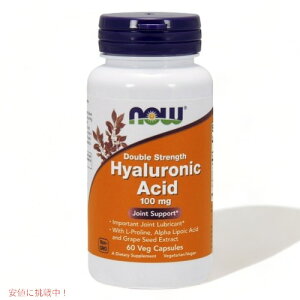 Now Foods Double Strength Hyaluronic Acid 100mg 60cap #3155 iEt[Y qA_ _uXgOX 100mg 60JvZ