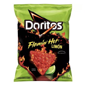 【最大2,000円クーポン4月27日9:59まで】Doritos Flamin Hot Limon Flavored Tortilla Chips / ドリトス トルティーヤチップス フレーミン ホット レモン味 262.2g(9.75oz)